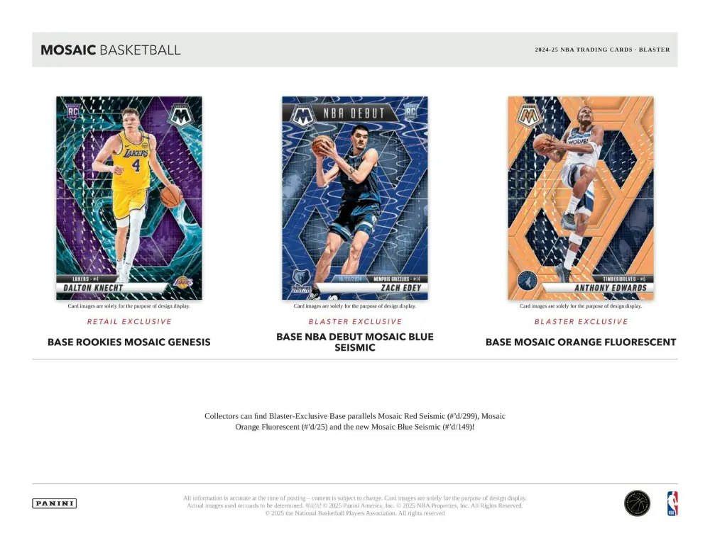 Mosaic NBA Blaster Box - 2024/25 Satın Al - Mosaic NBA Blaster Box
