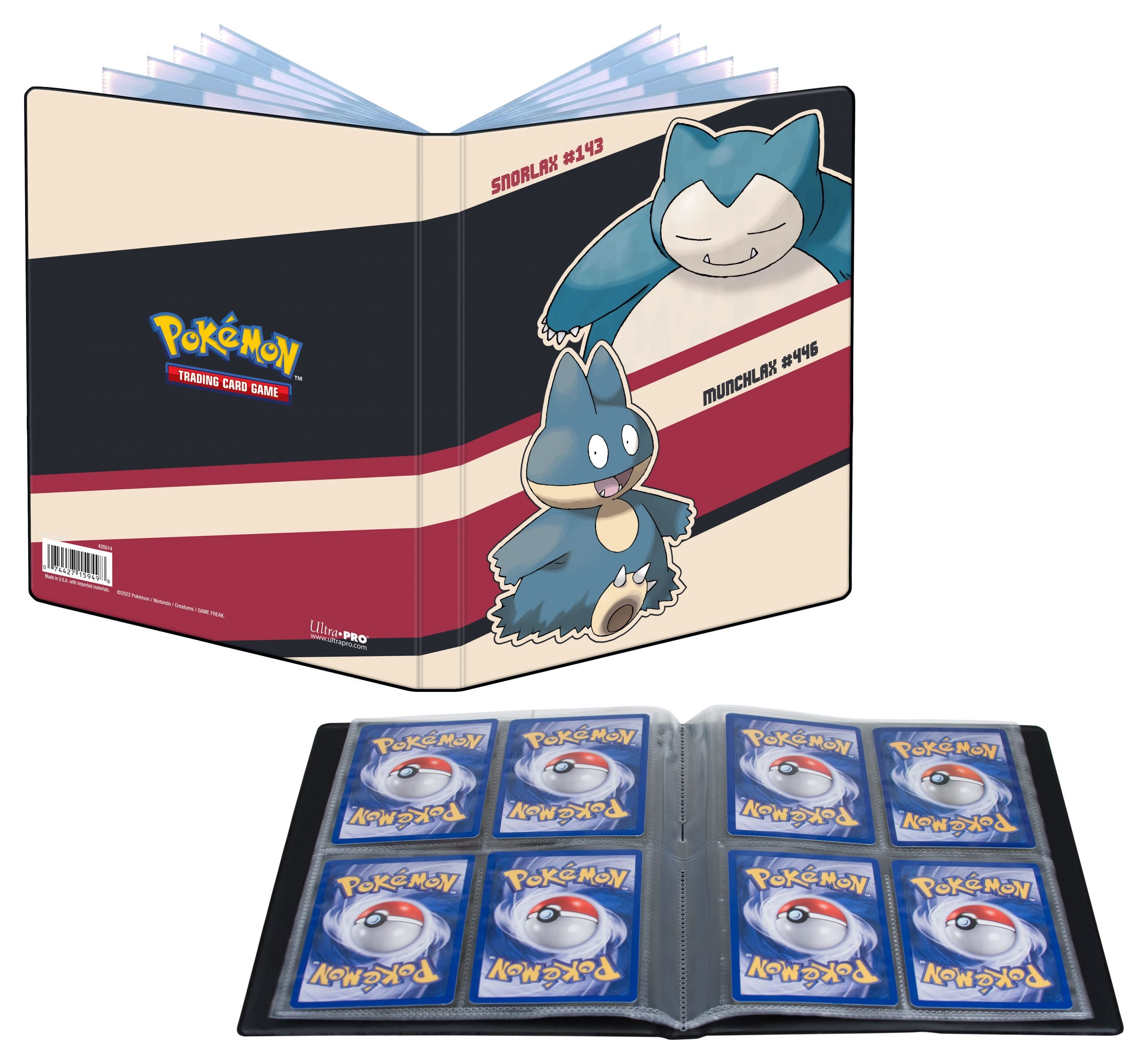 Snorlax and Munchlax 4 Cepli Binder