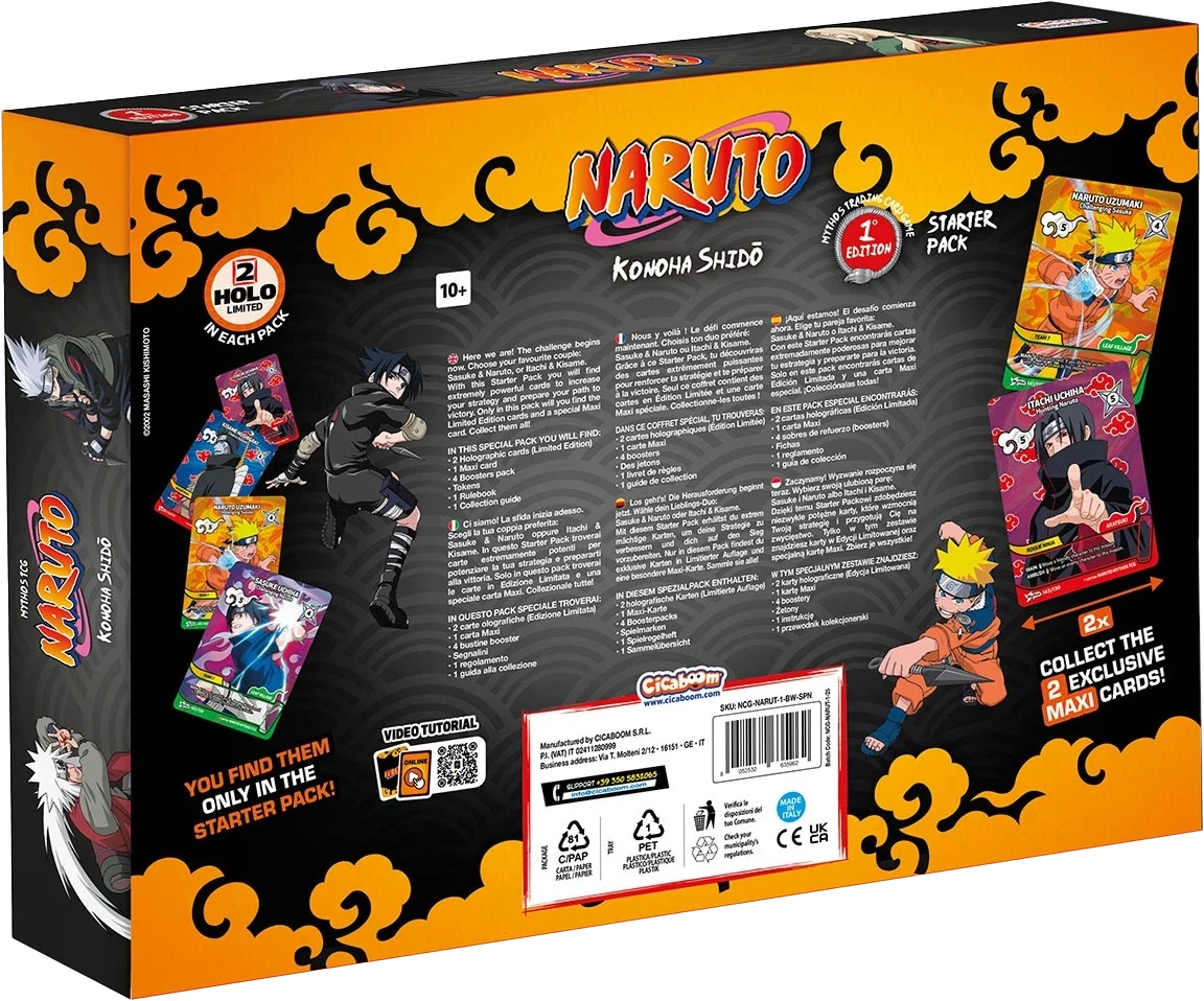 Konoha Shido Starter Pack - Naruto & Sasuke (1st Edition) Satın Al
