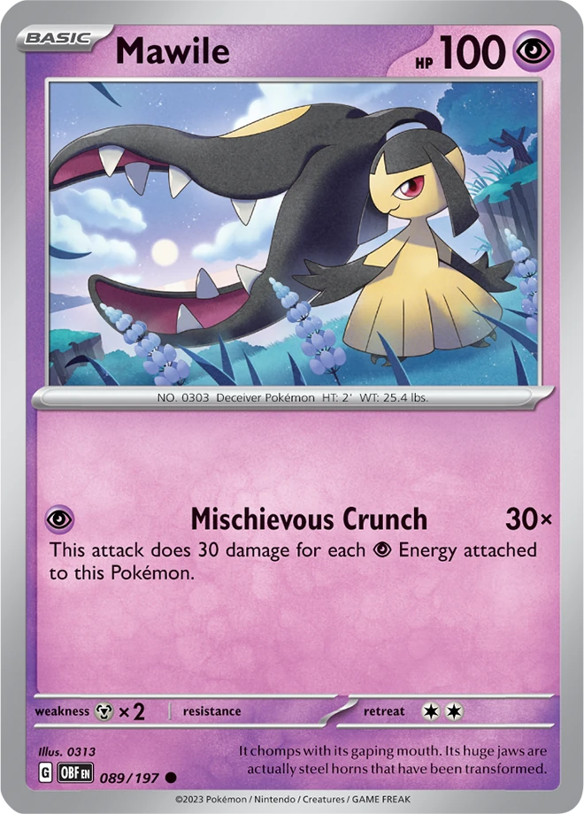 Mawile 089/197 - Reverse Holo