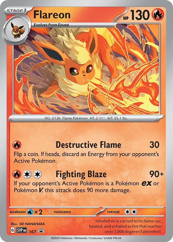 Flareon 167 Promo - SV Black Star Promo | Card House