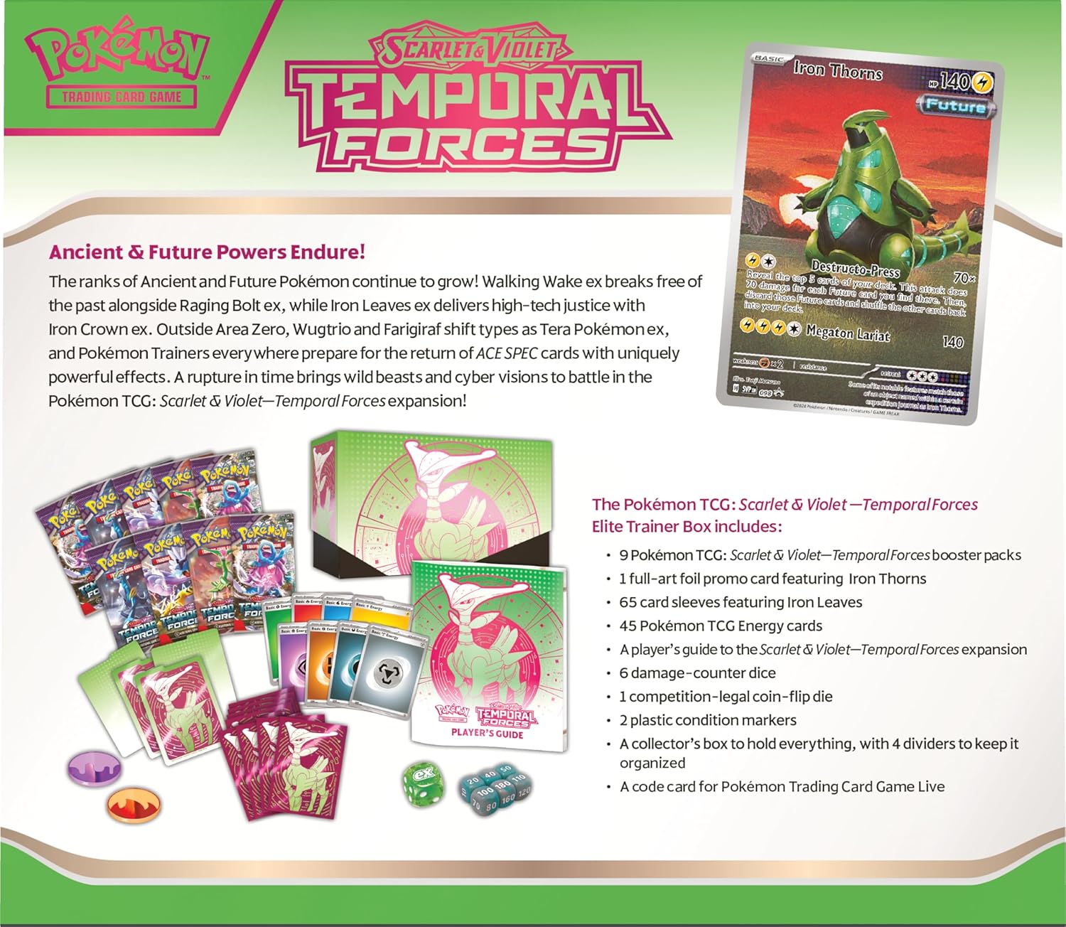 Temporal Forces Elite Trainer Box (Iron Leaves)