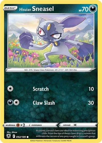 Hisuian Sneasel (Cosmos Holo) 092/189