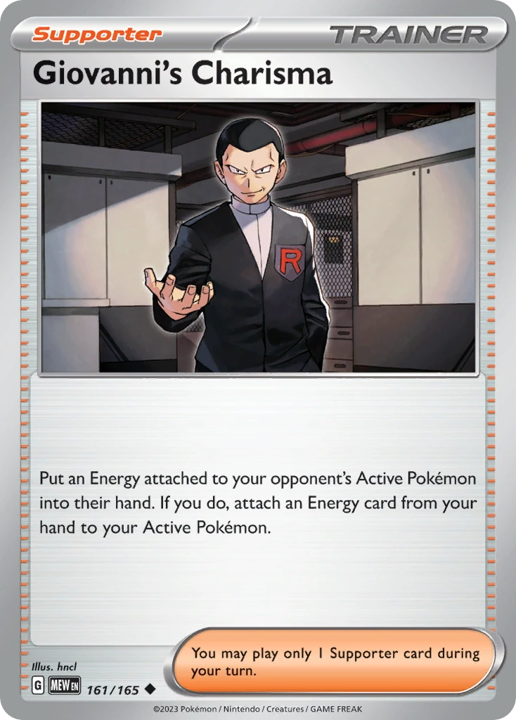 Giovanni's Charisma 161/165