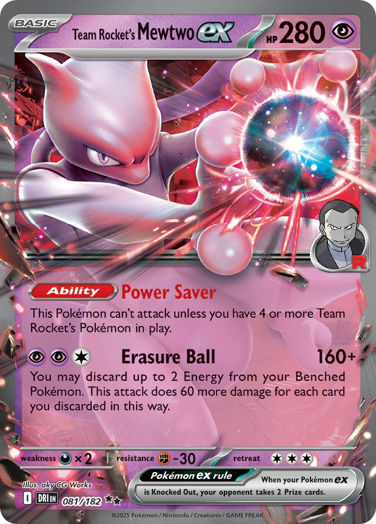 Team Rocket's Mewtwo EX 081/182 Satın Al - Team Rocket's Mewtwo EX