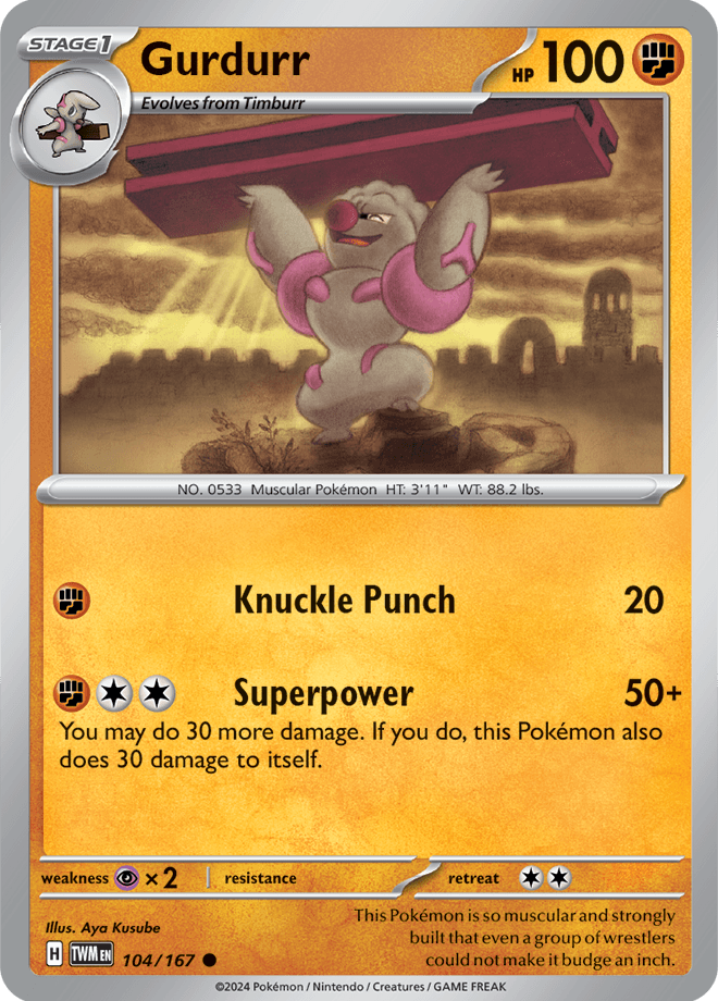Gurdurr 104/167 - Reverse Holo