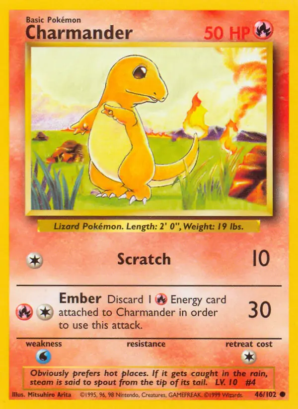 Charmander 46/102