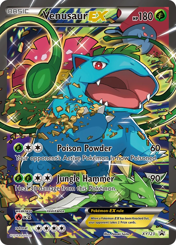 Venusaur EX XY123 Promo - XY Black Star Promo | Card House