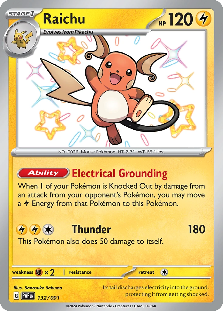 Raichu 132/091