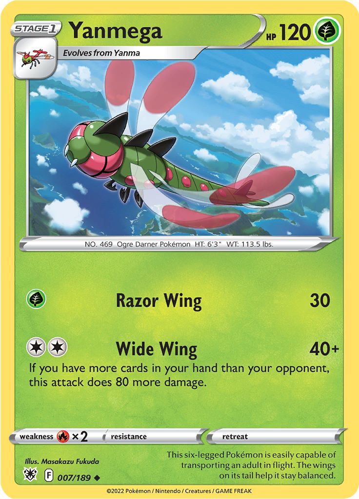 Yanmega 007/189 - Reverse Holo