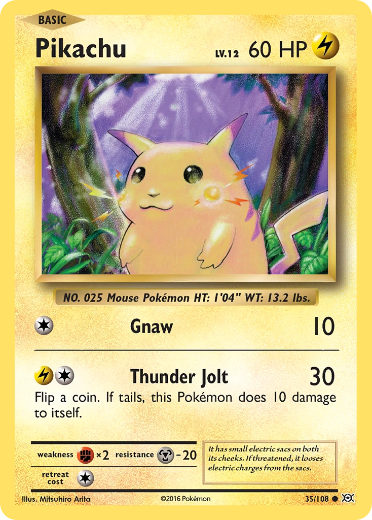 Pikachu 35/108 - Reverse Holo Satın Al - Pikachu 35/108 - Reverse Holo