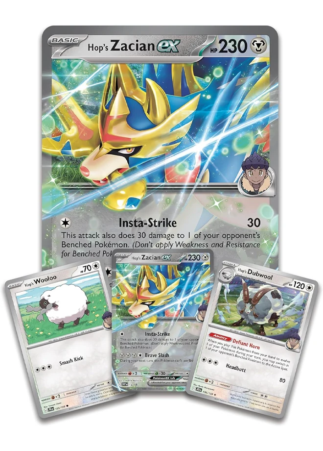 ポケモンカードゲーム Pokemon TCG Hop's Zacian ex Box Hop's Zacian ex Box Satın Al - Hop's Zacian ex Box