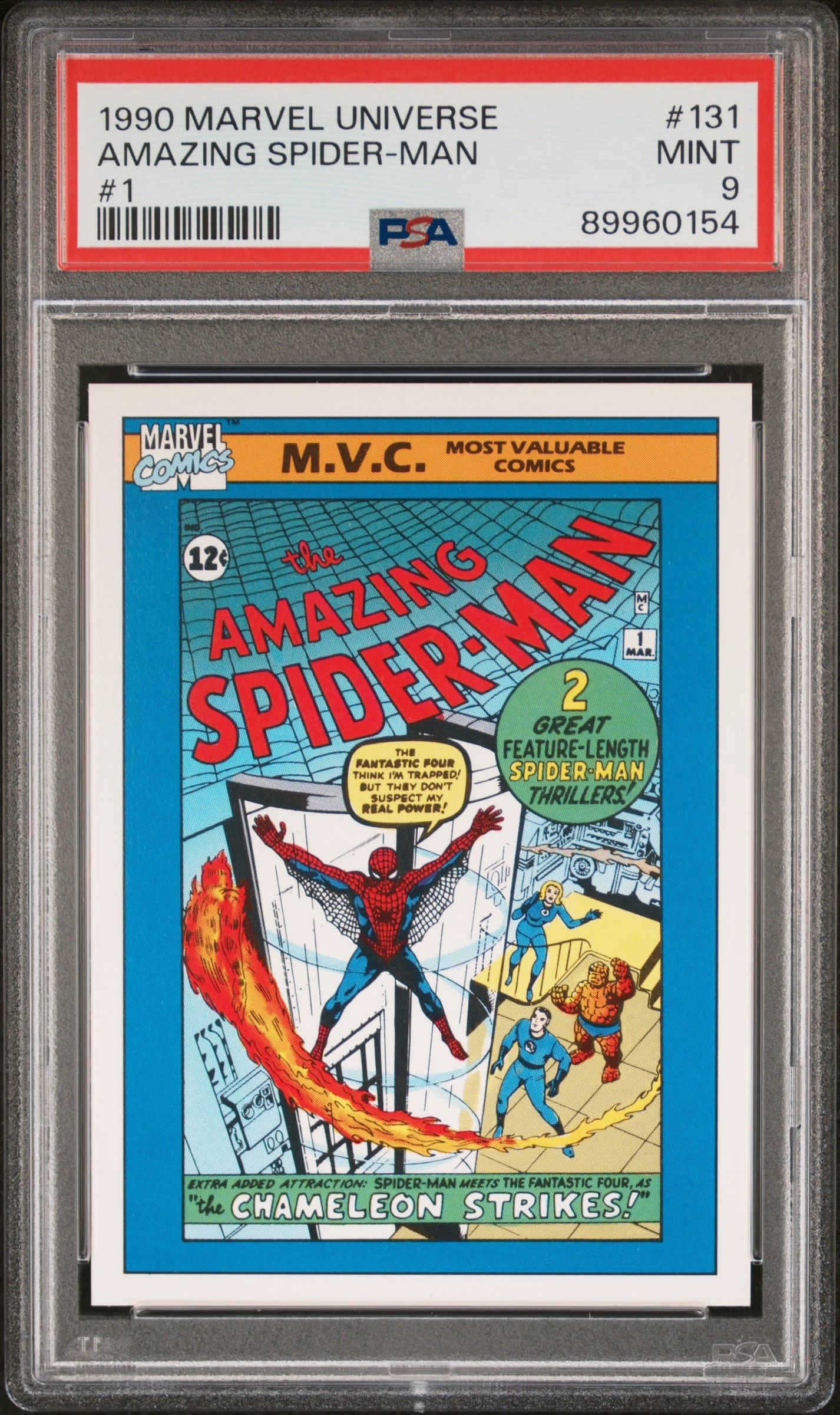 Amazing Spider-Man #1 - #131 - Marvel Universe - PSA 9