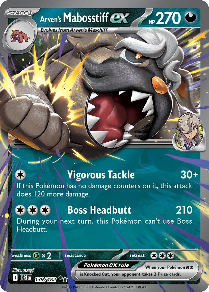 Arven's Mabosstiff EX 139/182