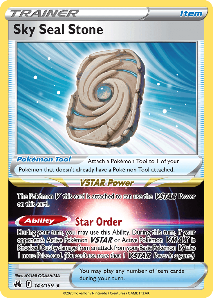 Sky Seal Stone 143/159 - Reverse Holo