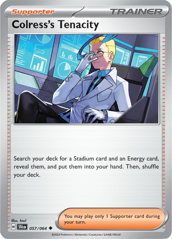 Colress's Tenacity 057/064 - Reverse Holo