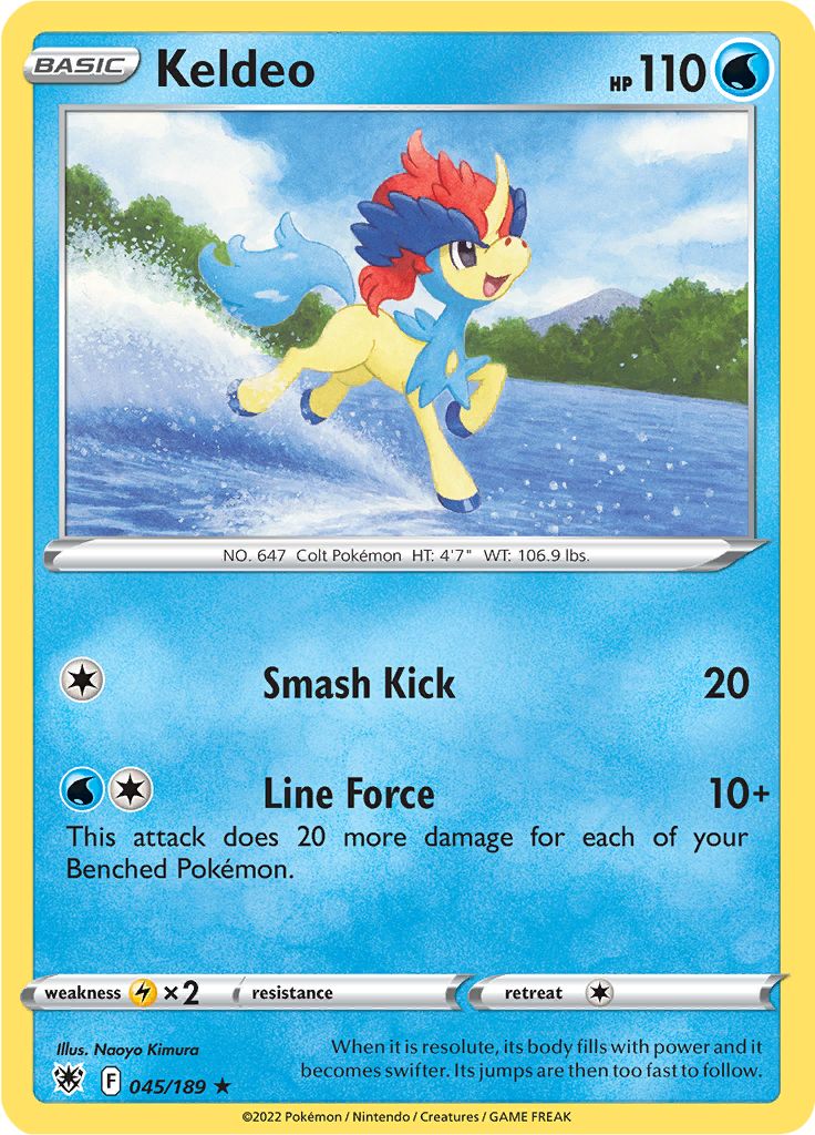 Keldeo 045/189 - Reverse Holo