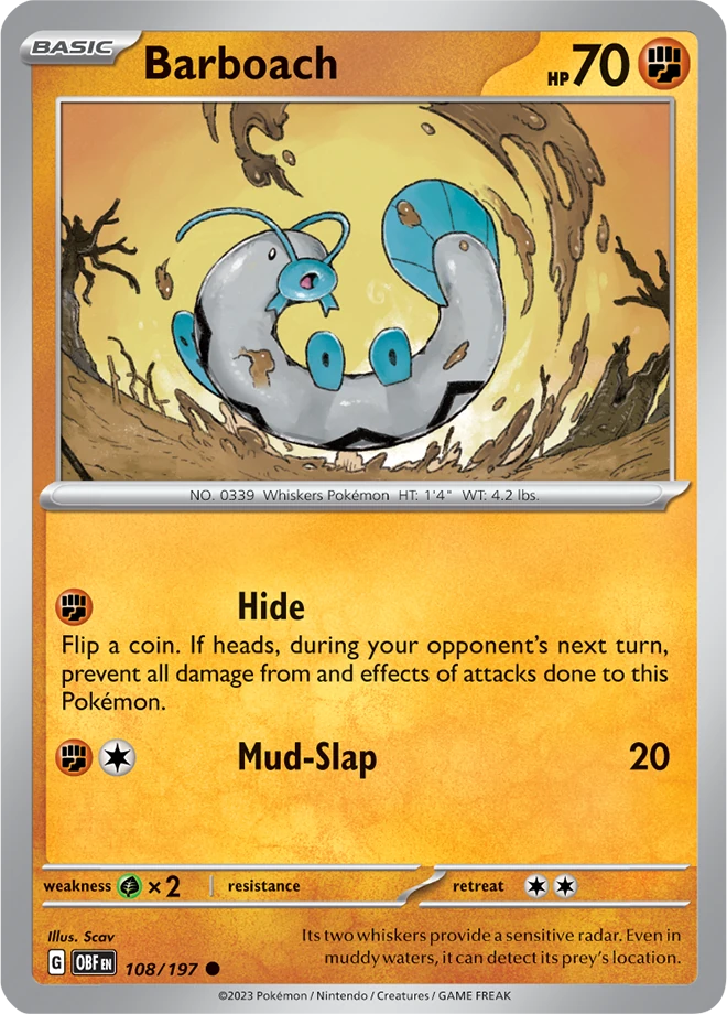 Barboach 108/197 - Reverse Holo