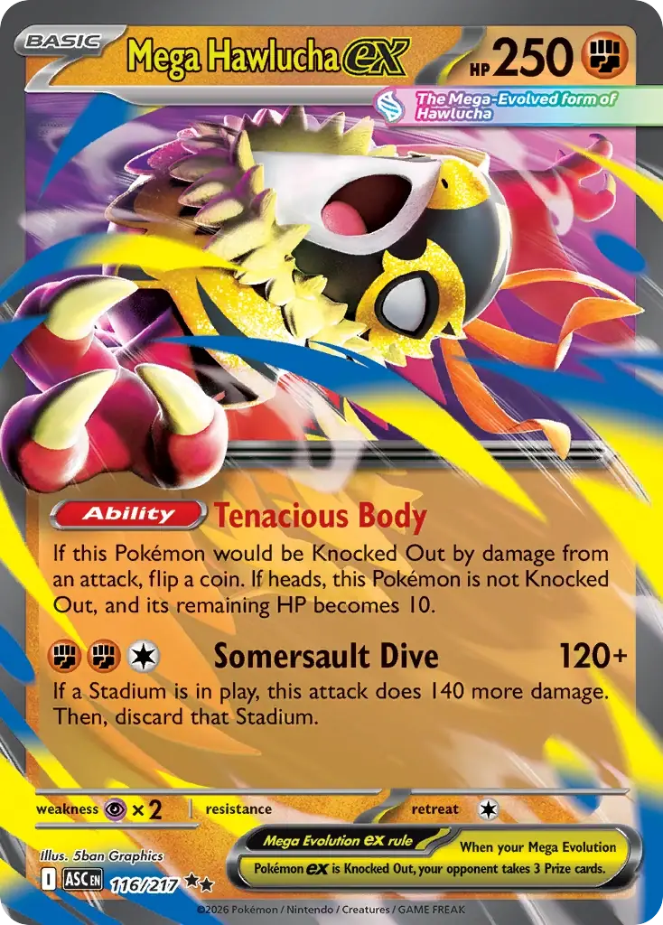 Mega Hawlucha ex 116/217