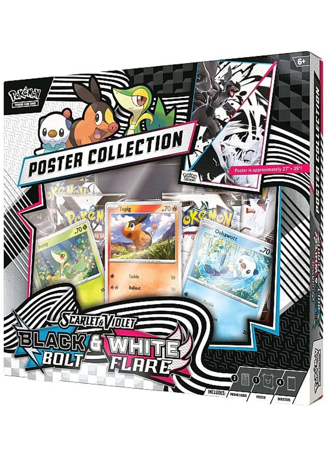 Black Bolt & White Flare Unova Poster Collection