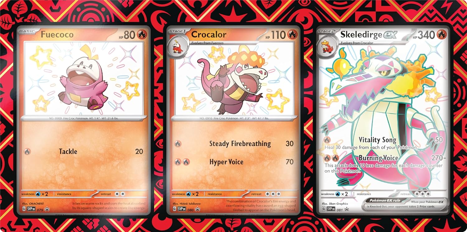 Paldean Fates Skeledirge ex Premium Collection