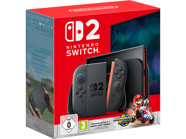 Nintendo Switch 2 Konsol + Mario Kart World Bundle