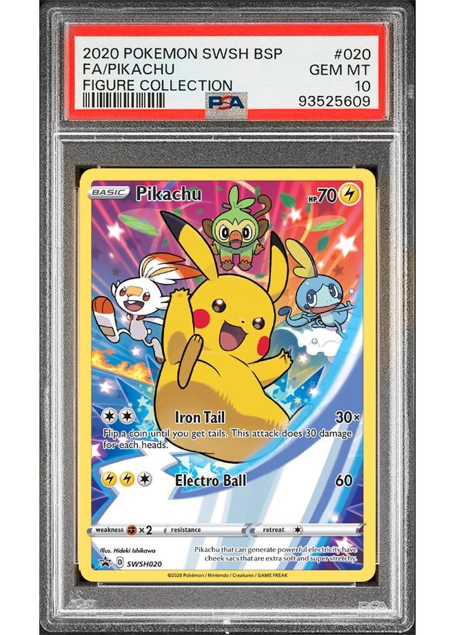 Pikachu #SWSH020 - Sword & Shield Promo - PSA 10