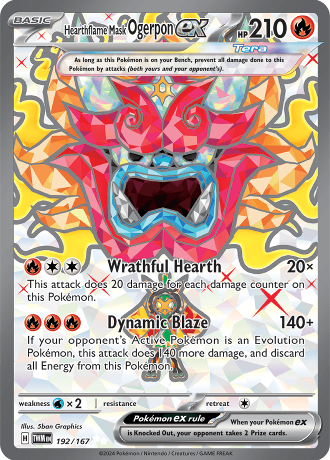Hearthflame Mask Ogerpon EX 192/167