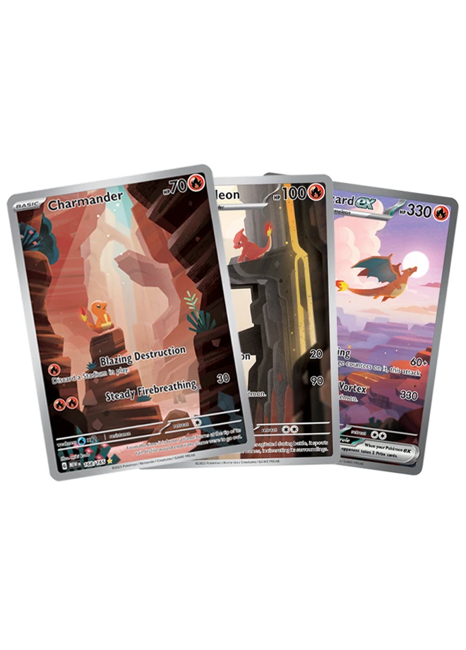 ポケモンカード CHARIZARD ex & CHARMELEON セット Charmander & Charmeleon & Charizard EX - 3'lü paket Satın Al