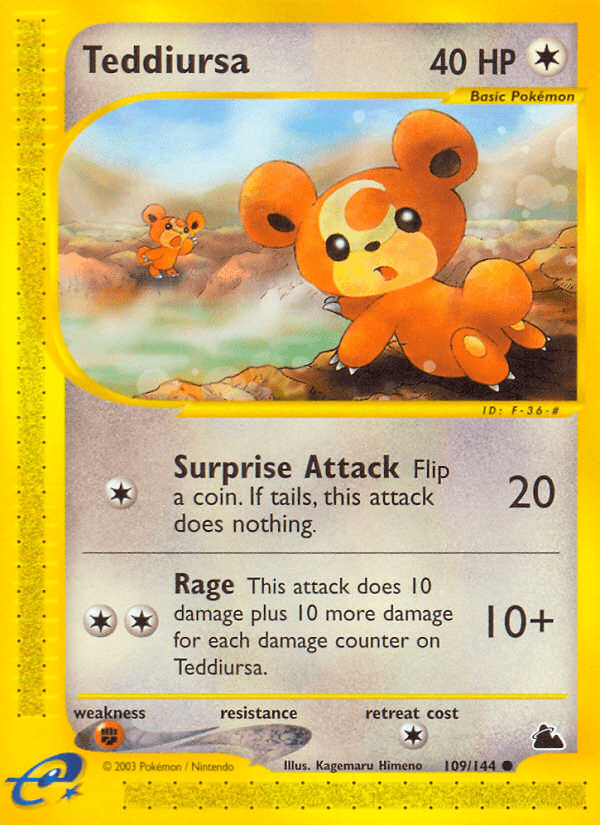 Teddiursa 109/144 - Reverse Holo
