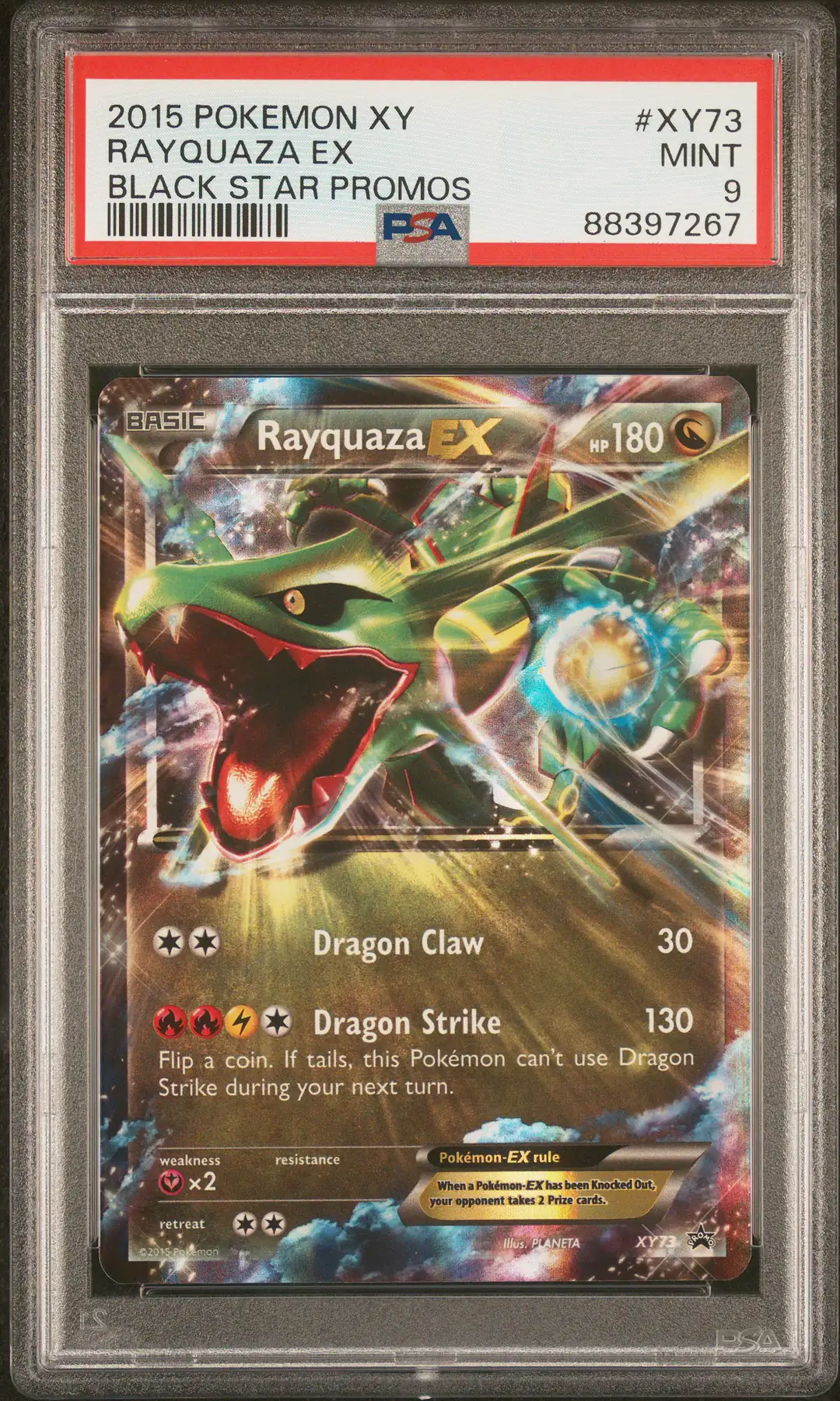 Rayquaza Ex #XY73 - Black Star Promo - PSA 9 Satın Al - Rayquaza