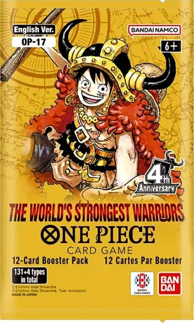One Piece Op-17 The World's Strongest Warriors Booster Box | Card
