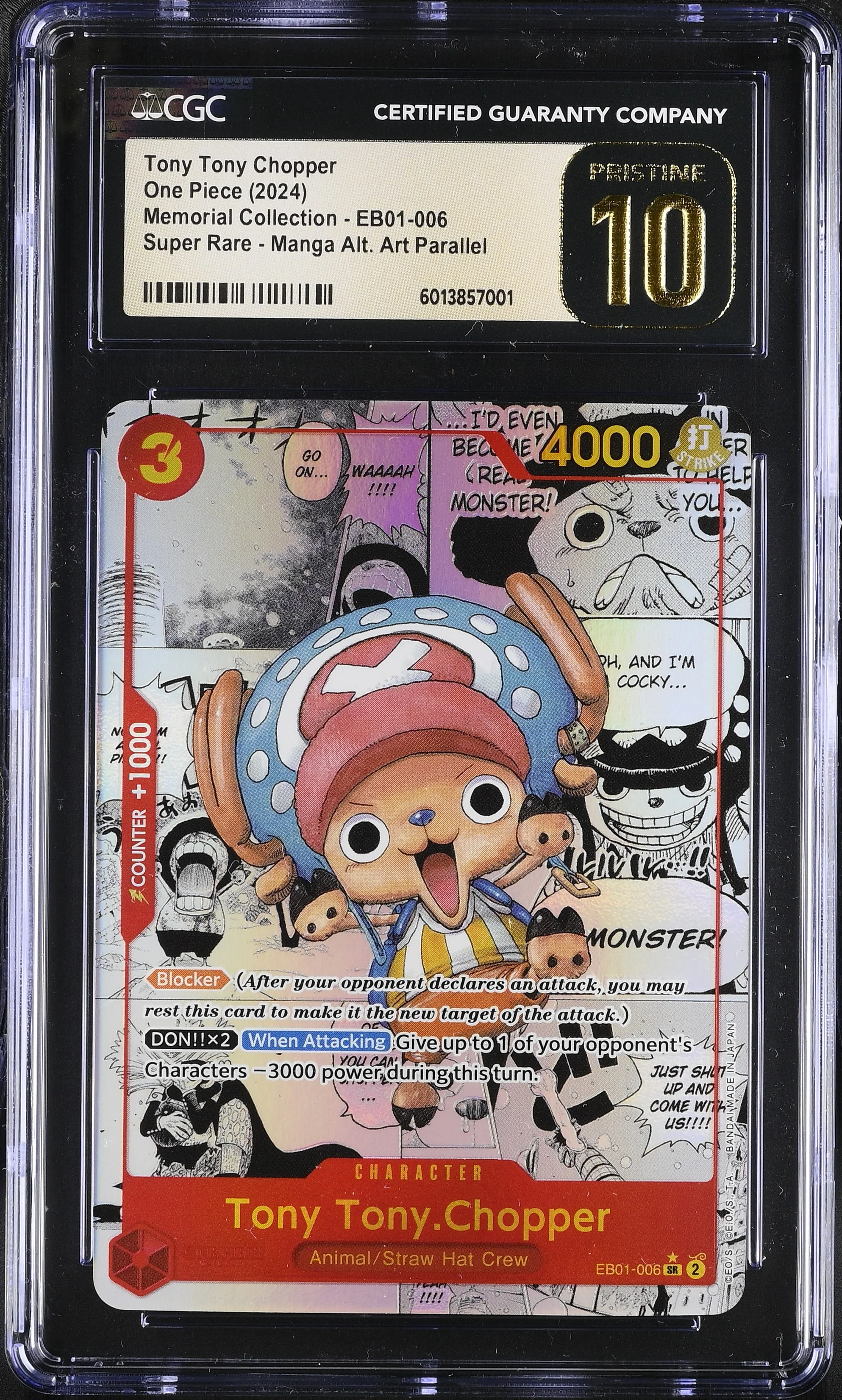Tony 版画 ゴスロリ C/E Tony Tony.Chopper [Alternate Art] #EB01-006 - Memorial Collection