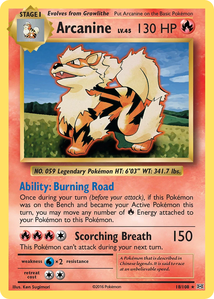 Arcanine 18/108