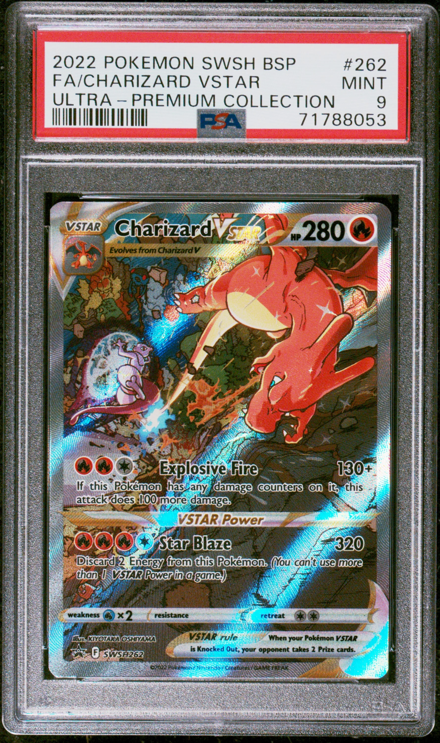 Charizard VStar #262 - Sword & Shield UPC Promo - PSA 9 Satın Al