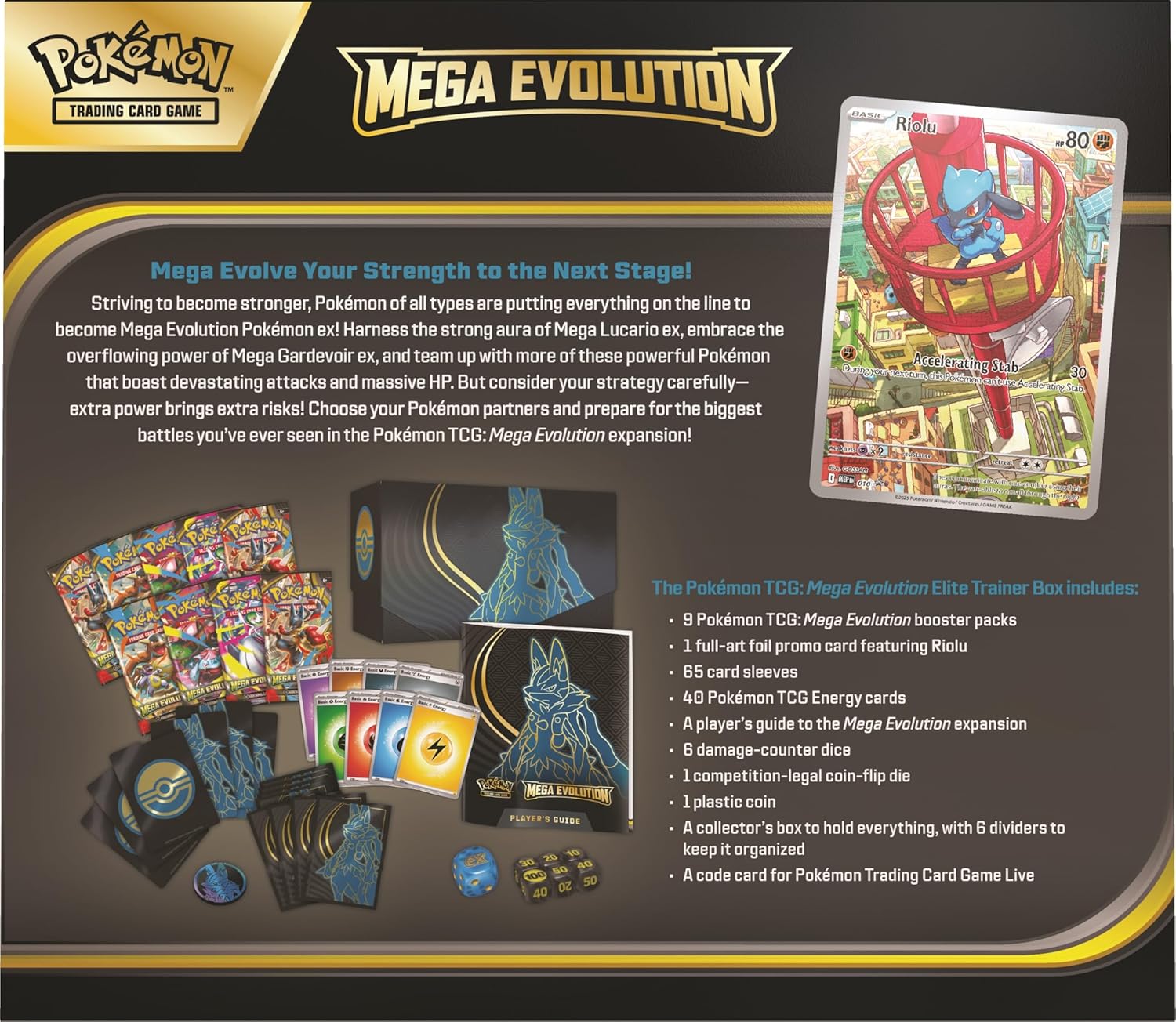 Mega Evolution Elite Trainer Box - Mega Lucario