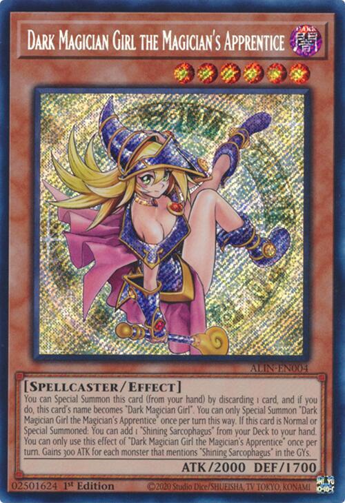 Dark Magician Girl the Magician's Apprentice ALİN-EN004 Secret Rare