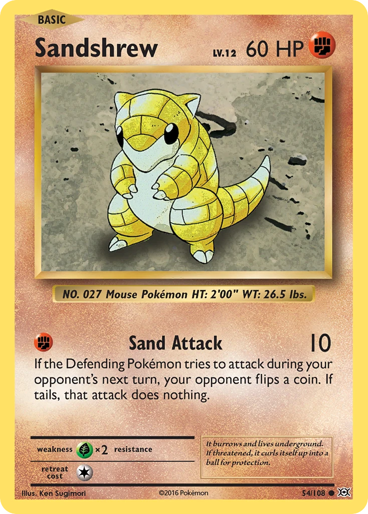 Sandshrew 54/108