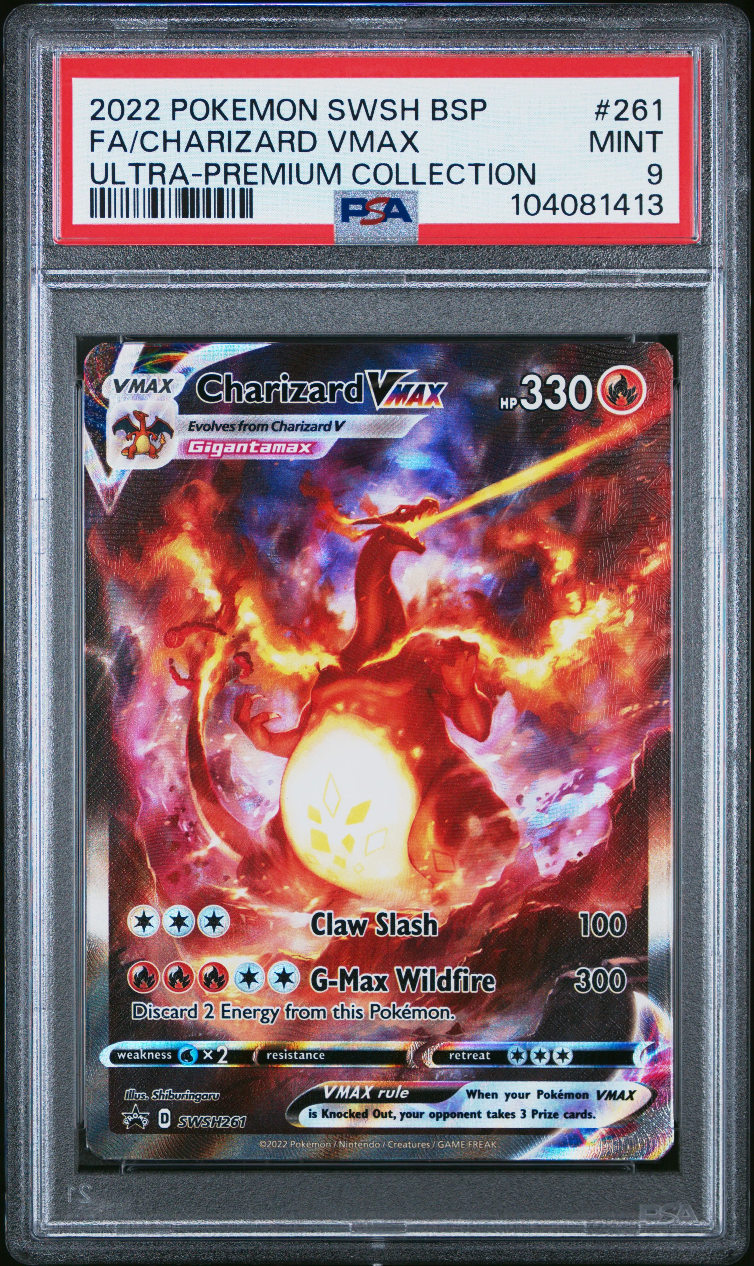 Charizard VMAX #SWSH261 - UPC Promo - PSA 9 Satın Al - Charizard