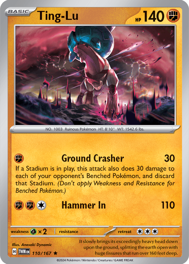 Ting-Lu 110/167 - Reverse Holo