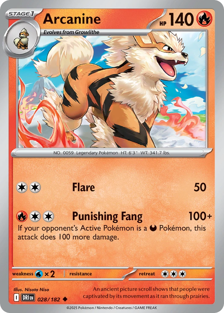 Arcanine 028/182