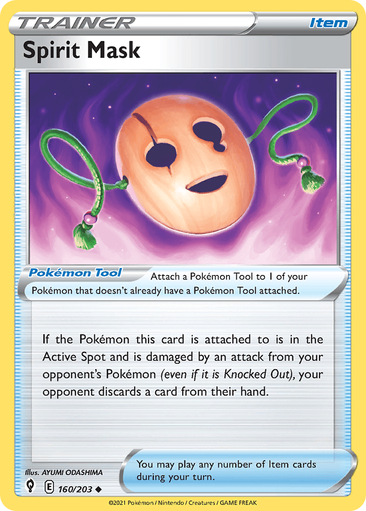 Spirit Mask 160/203 - Reverse Holo