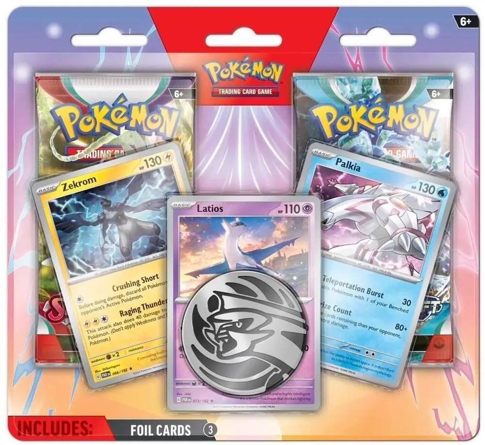 Enhanced 2 Pack Blister - Journey Together & Destined Rivals - Zekrom, Latios, Palkia