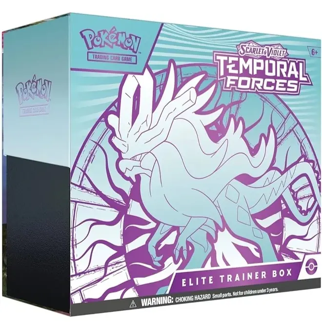 POKEMON TCG: Scarlet & Violet// Temporal Forces Elite Trainer Box (Walking Wake)
