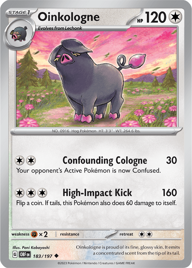 Oinkologne 183/197 - Reverse Holo