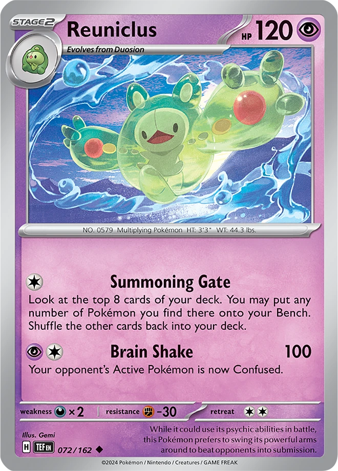 Reuniclus 072/162 - Reverse Holo