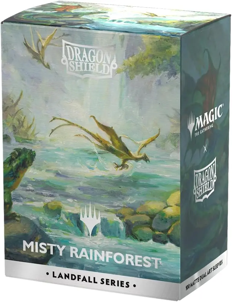 Landfall Series - Misty Rainforest - Matte Dual Art Sleeves ürün görseli