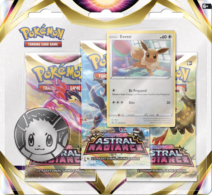 Astral Radiance 3 Pack Booster Blister - Eevee