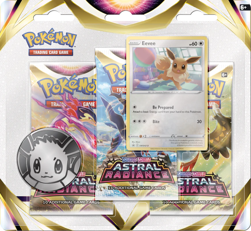 Astral Radiance 3 Pack Booster Blister (Eevee)