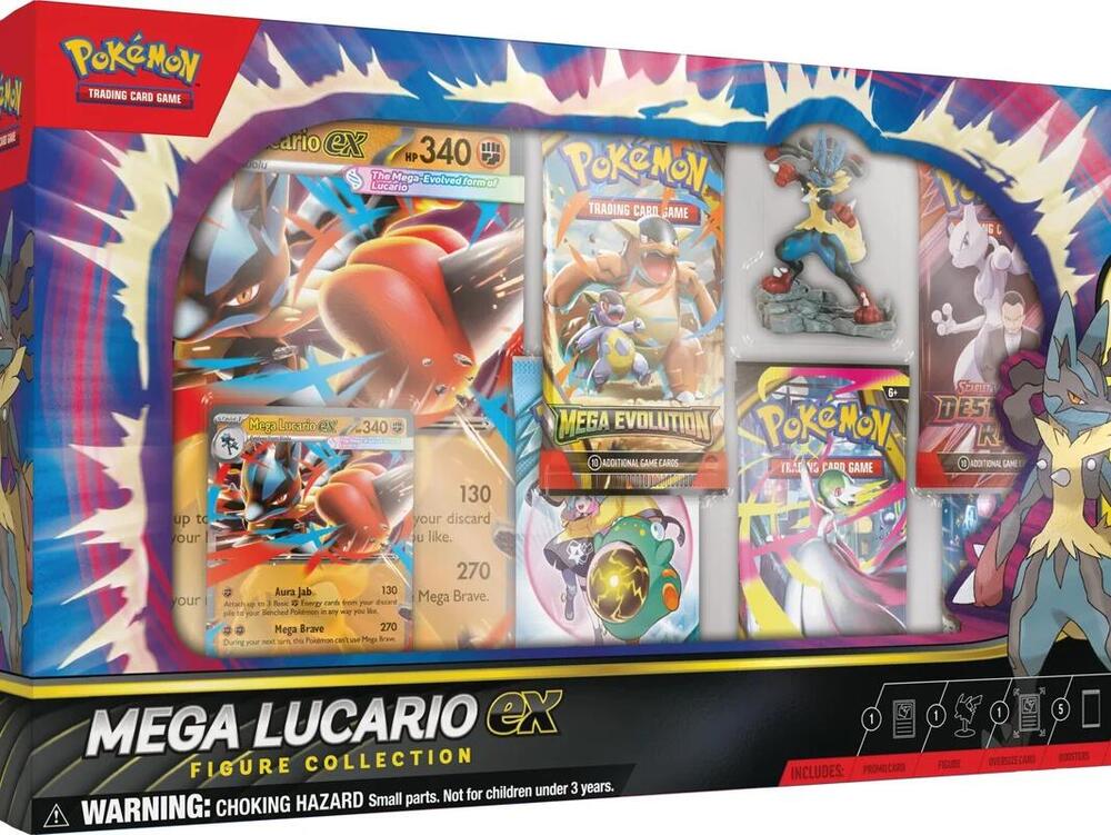 Mega Lucario EX Figure Box メガルカリオ ポケモン image.webp